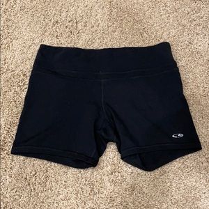 Champion brand biker shorts/ spandex black
